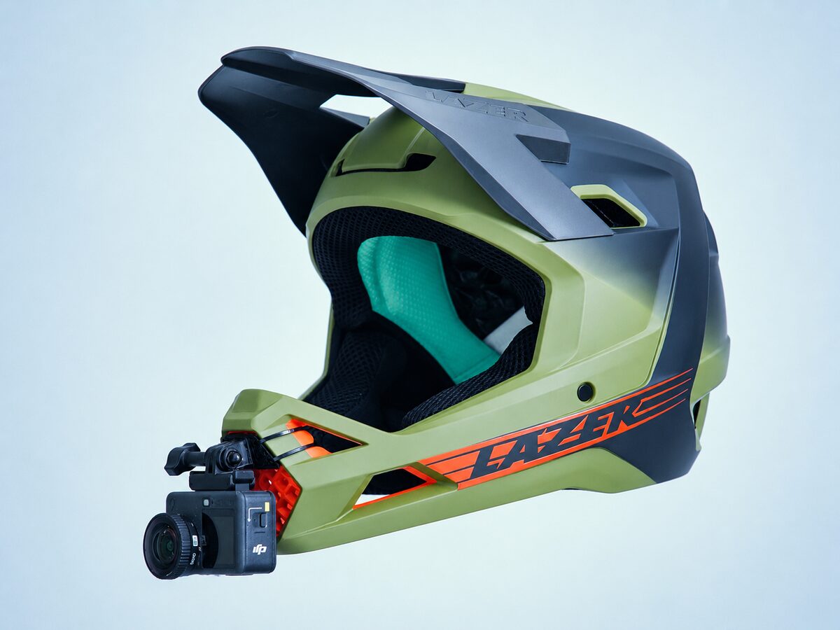 Lazer Chase — GoPro montiert