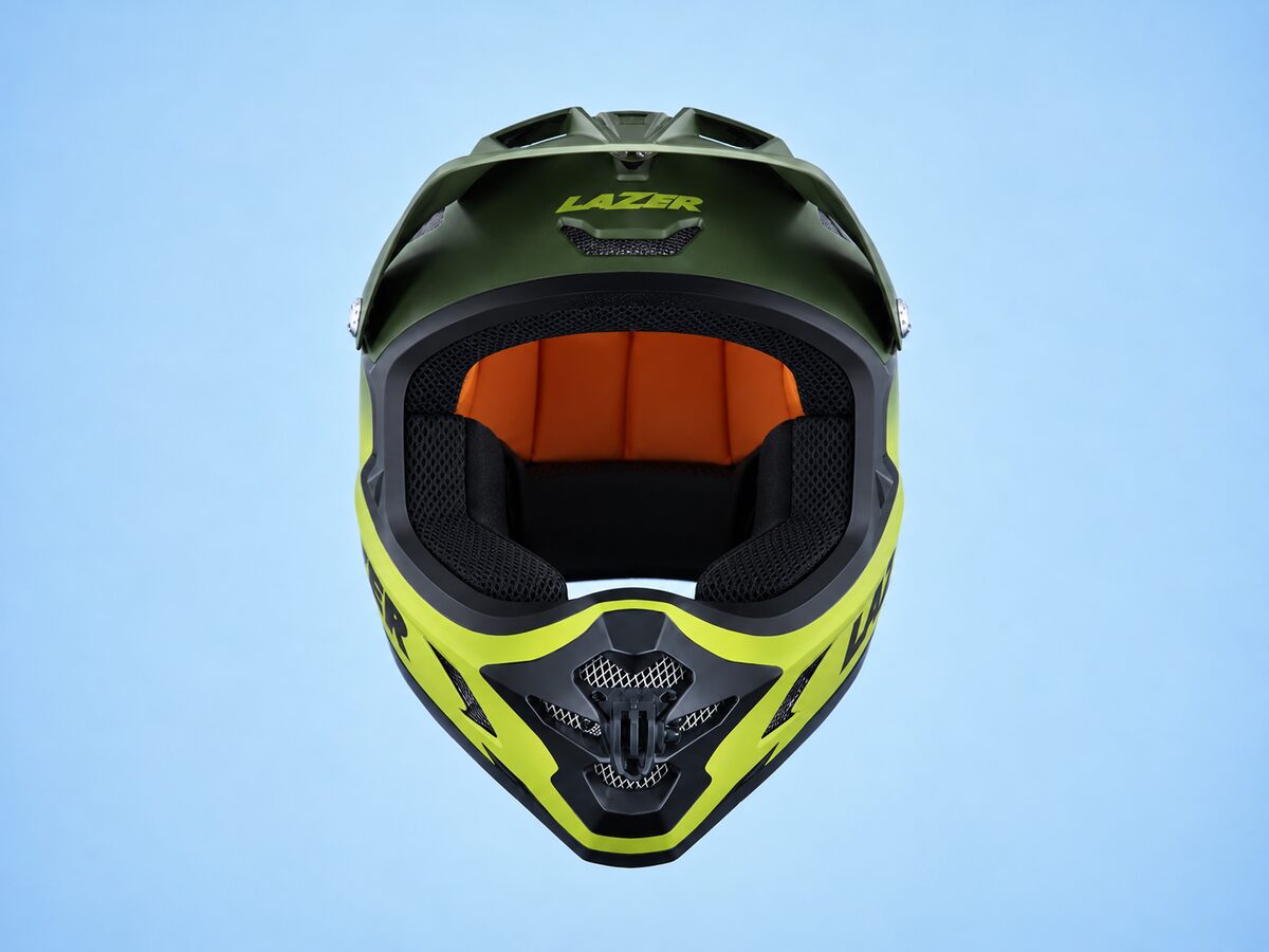 Fixation mentonnière GoPro pour Lazer Phoenix+, vue de face
